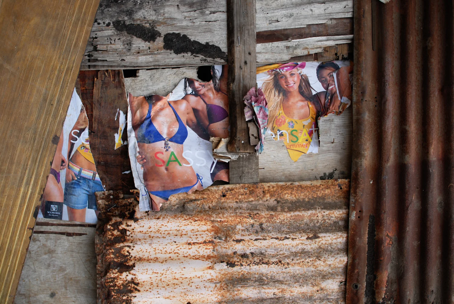 Decorations on the wall of a home