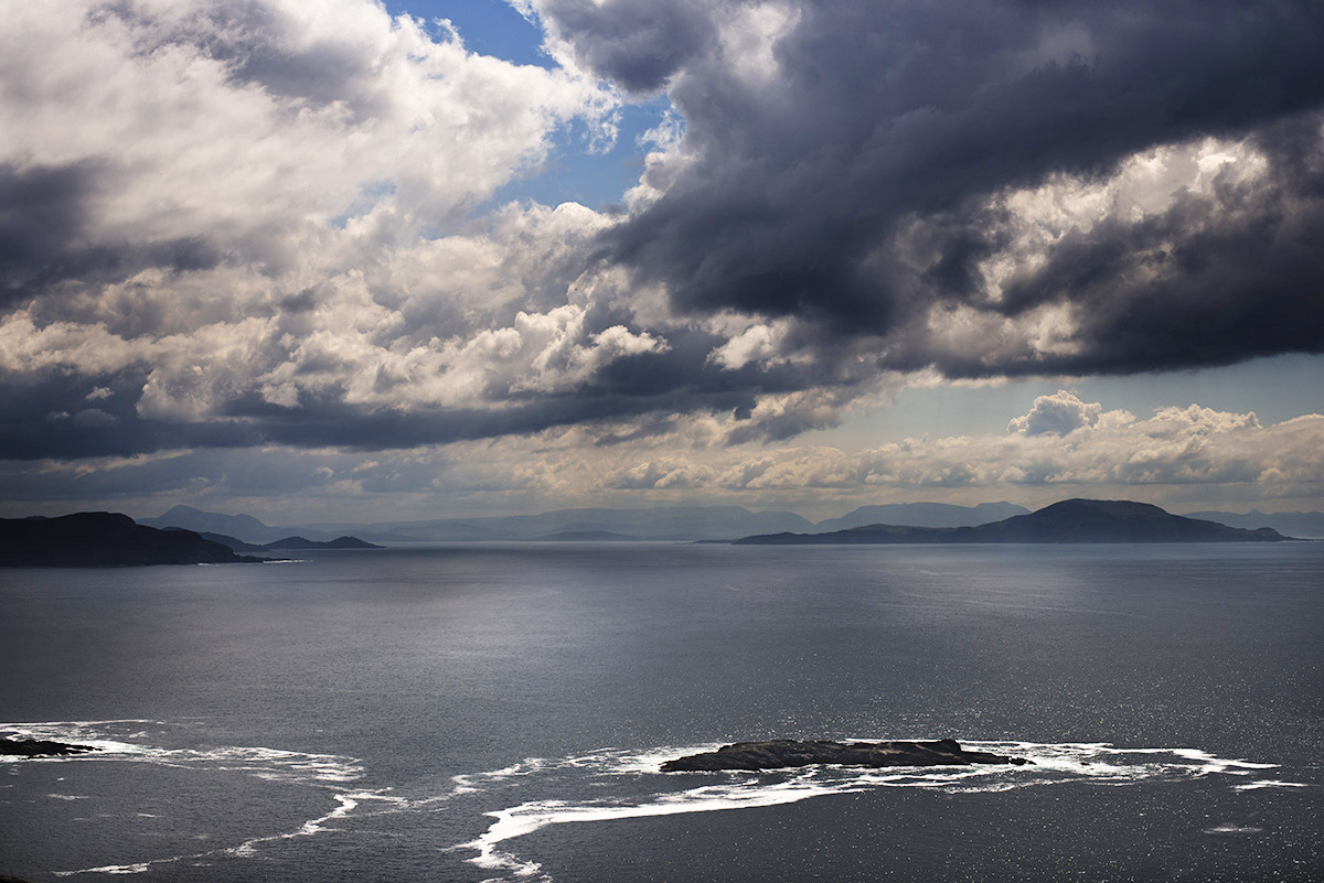 Looking South towards Claire Island. 