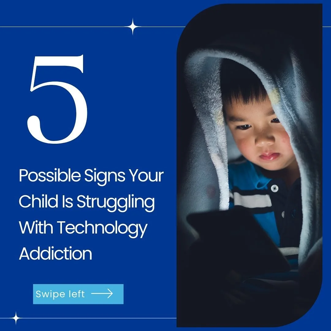 Worried your child might be too attached to their screen? Here are 5 signs they might be struggling with technology addiction. From mood swings when the screen is off to neglecting real-world activities, these signs can help you spot the issue early.