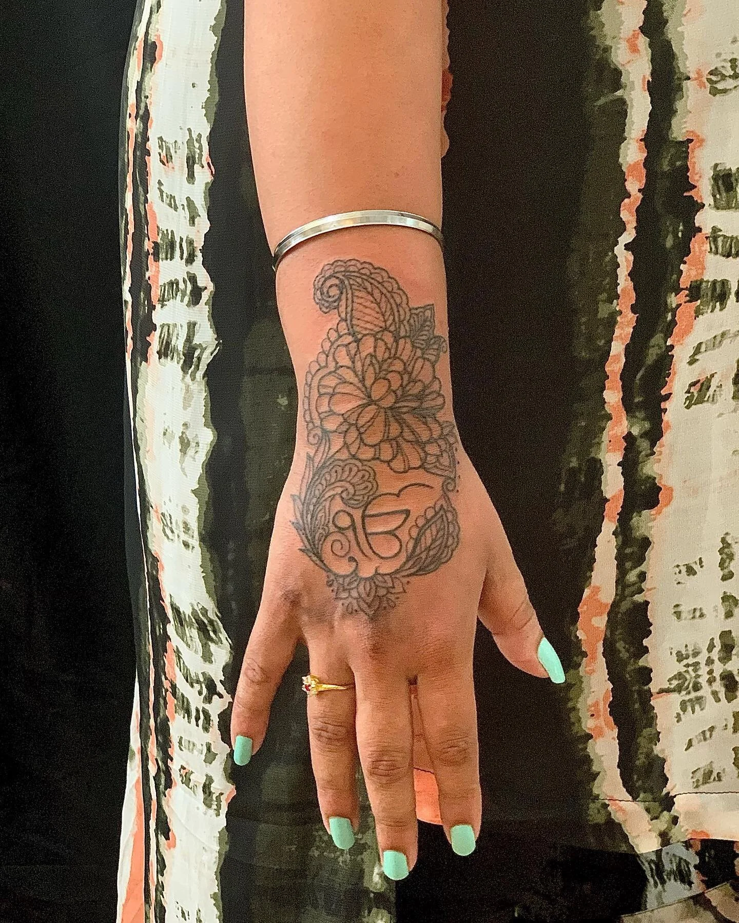 It’s always a joy to tattoo Amanjeet, but creating this piece to honour and represent both sides of her family, and to connect with her heritage and history, was incredibly special. 
Over the last decade, I have felt fortunate to have created