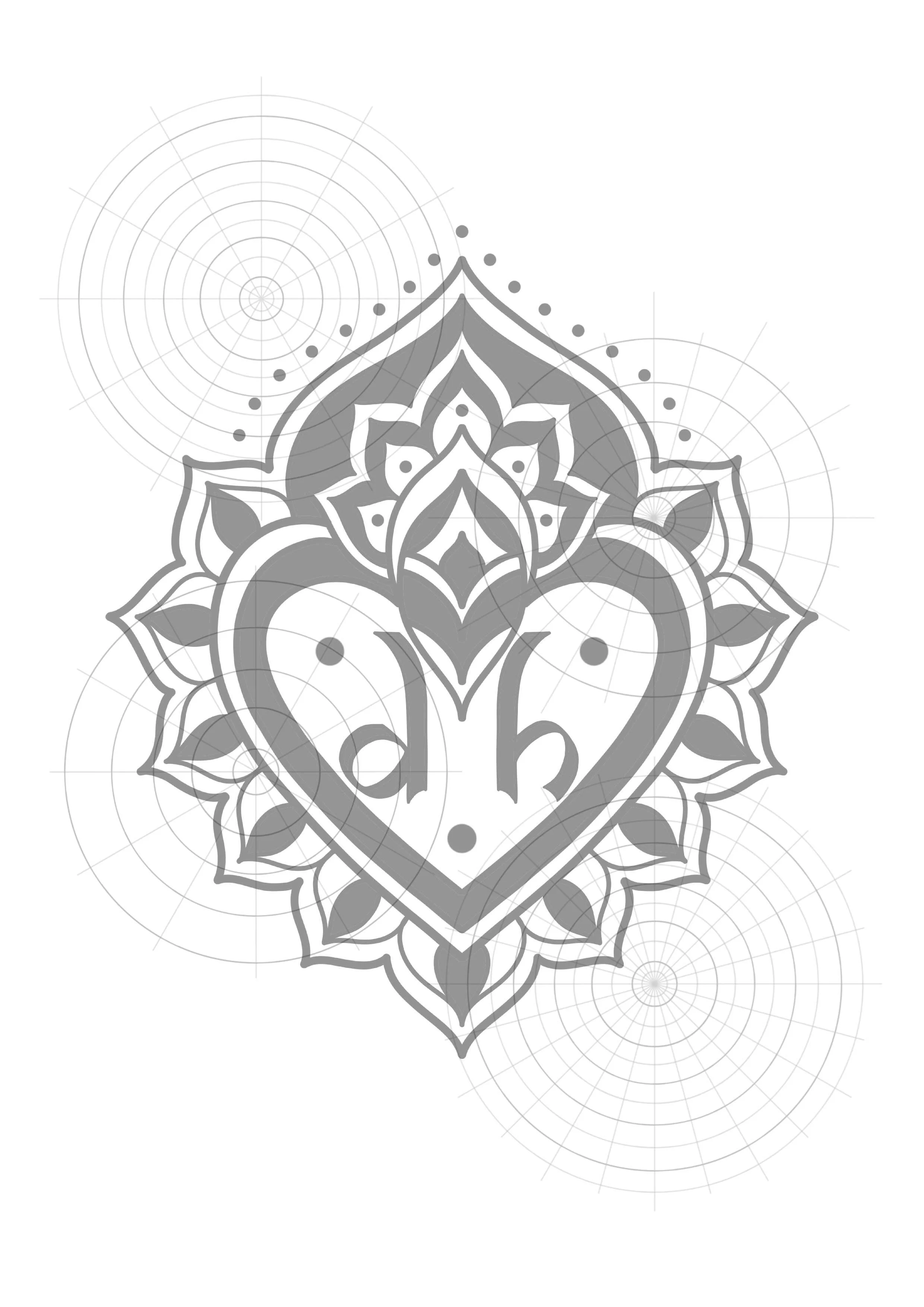 MANDALA DRAWING TEMPLATE SET — DOMINIQUE HOLMES