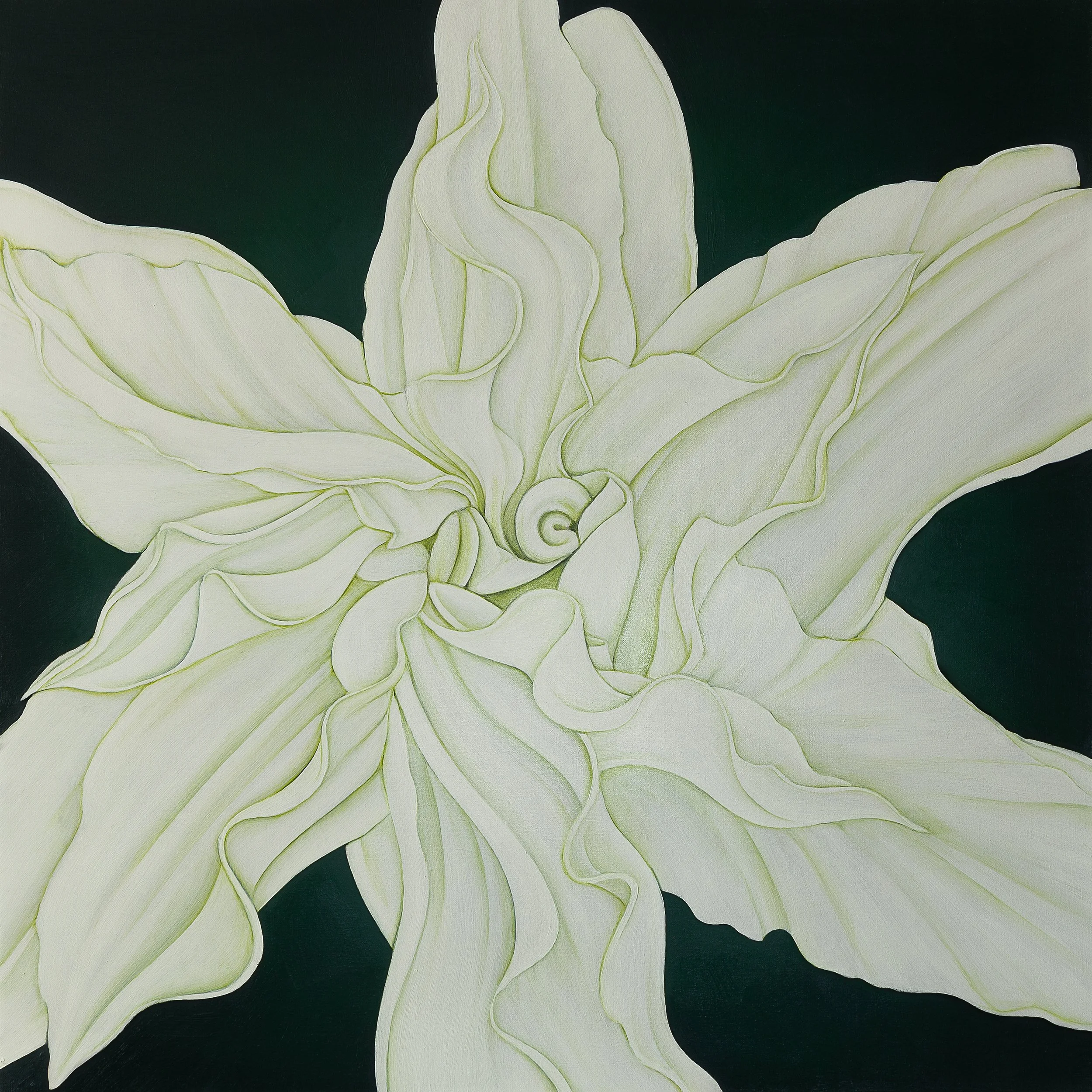 MADONNA ROSELILY (ON VERT DE GRIS), 2024