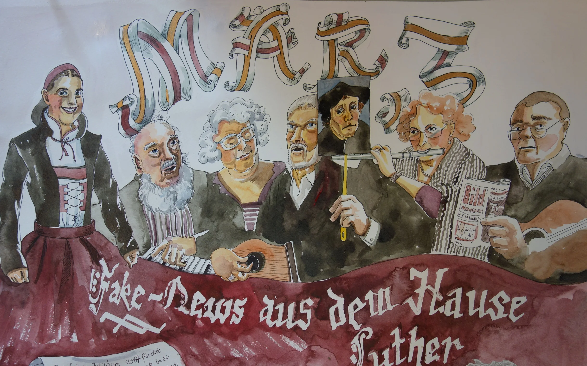 Luther-Singspiel im März mit der HEB-Musik