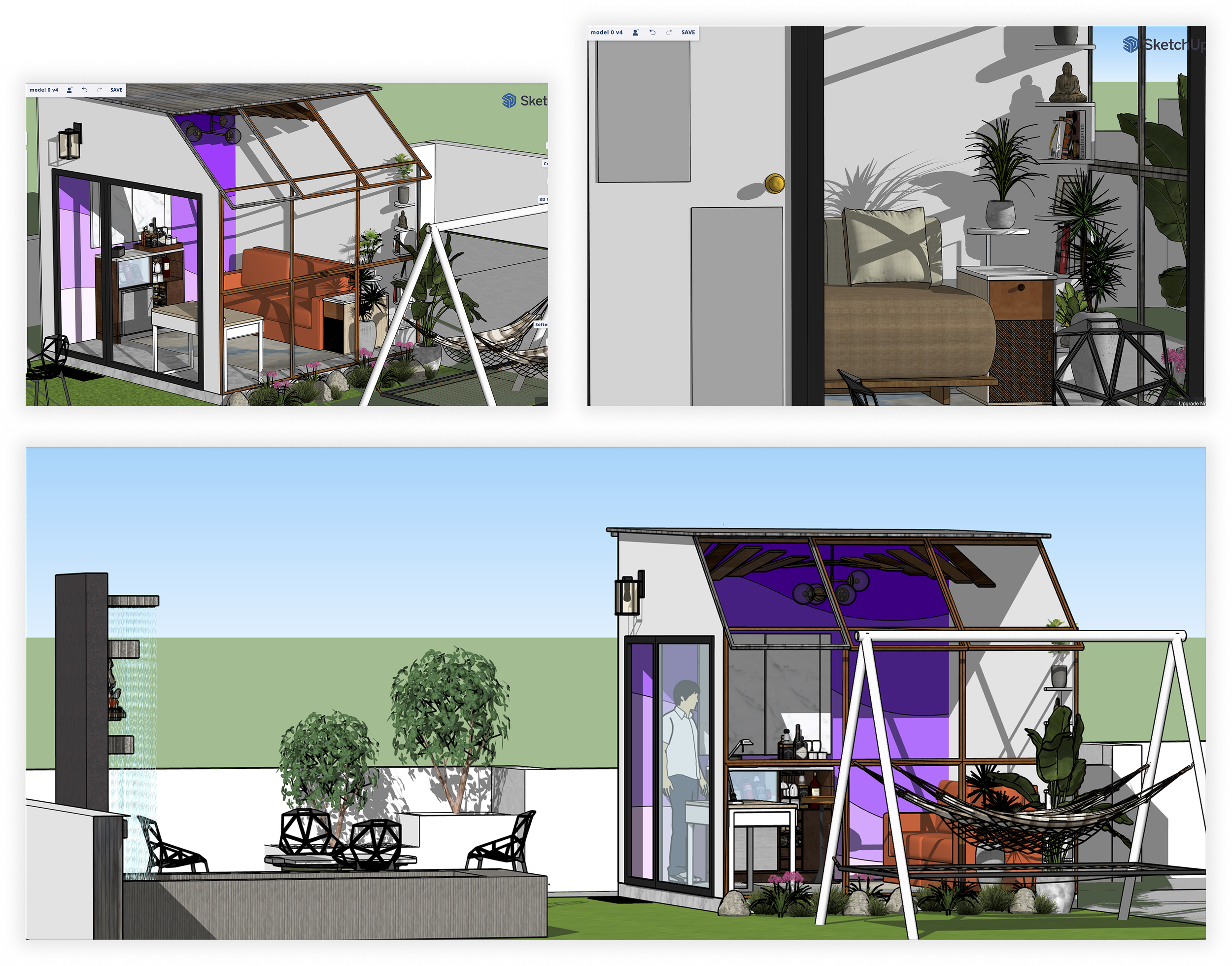 The original SketchUp model created by me and used for the renders