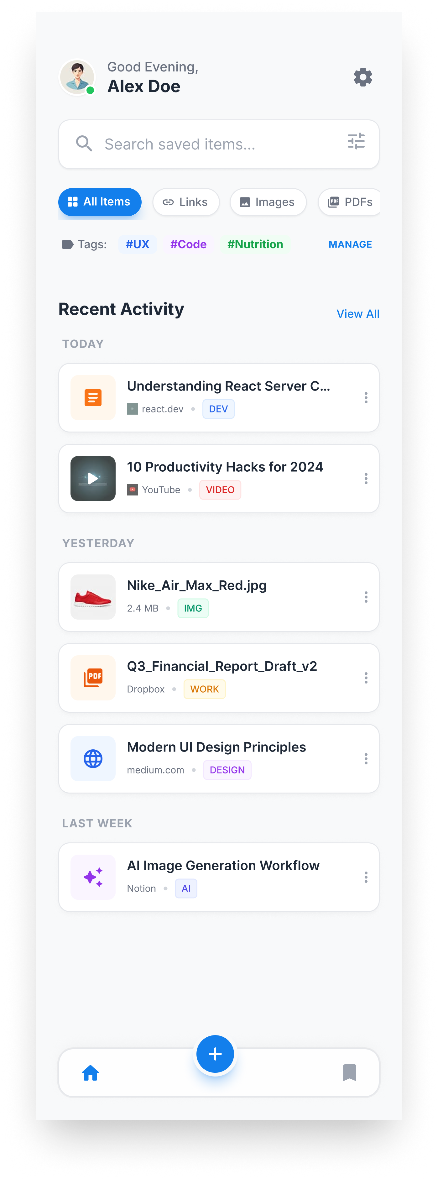             Home Page / Dashboard