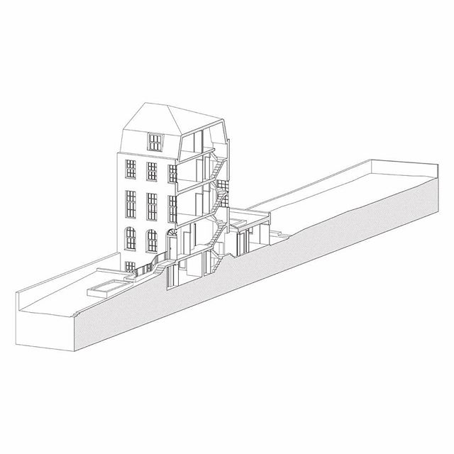 ✂️ Here&rsquo;s a cut axonometric section of our Camberwell Road project that turns 201yrs old this month #happybirthday #201st #camberwell #georgian #architecture #property #development #london