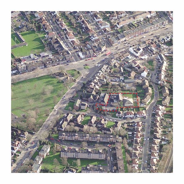 🐦 Birds-eye view of our Sudbury Neighbourhood Centre project that we received full planning permission for the other week ✅ We&rsquo;ll refurbish + extend this 650sqm community asset so it can continue to tackle issues of social isolation and provid