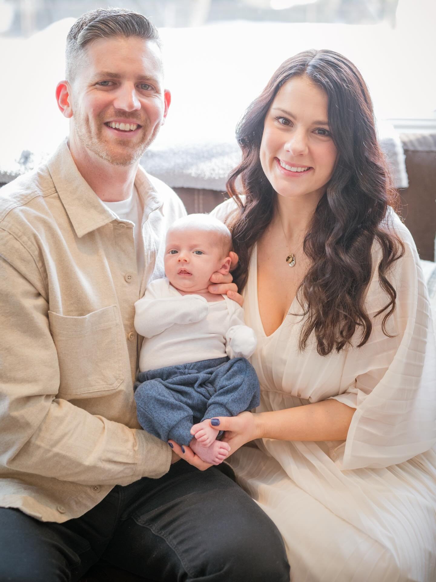 I absolutely love getting to see my clients and their families grow. Kelianna and Mike had baby Callan &amp; asked me to come over their house to do newborn photos! I photographed Kelianna and mikes wedding so it was so fun to see them and to see the