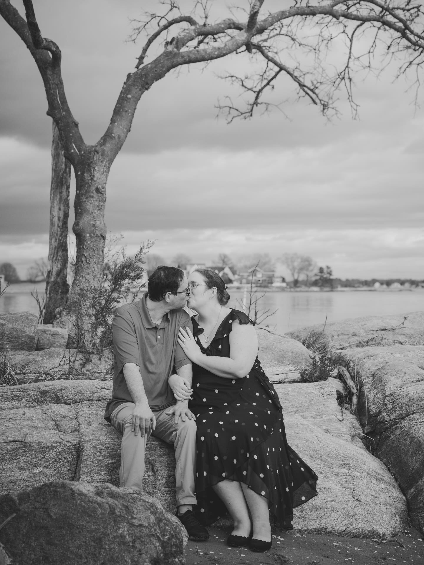 Emily &amp; Benjamin booked their wedding w me and then two days later we got their engagement shoot done! Love a woman on a mission!! Emily was so so easy to work with &amp; braved slush / mud / snow &amp; cold in flats to get her beach shoot she wa