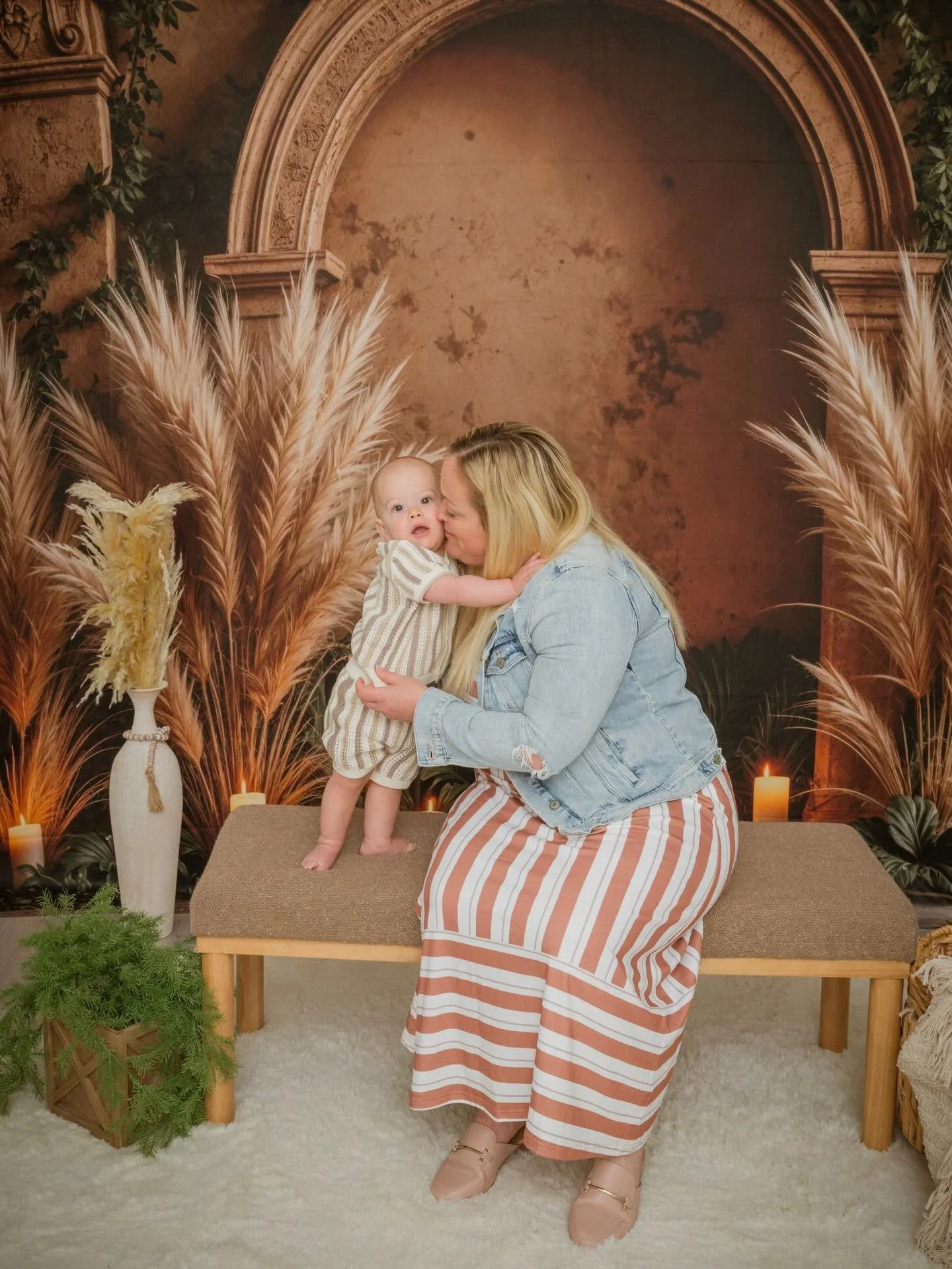 Mommy &amp; me indoor shoots are here! Absolutely love this set up and how gorgeous it is!! Book yours today!! All of April and May for a discounted rate!