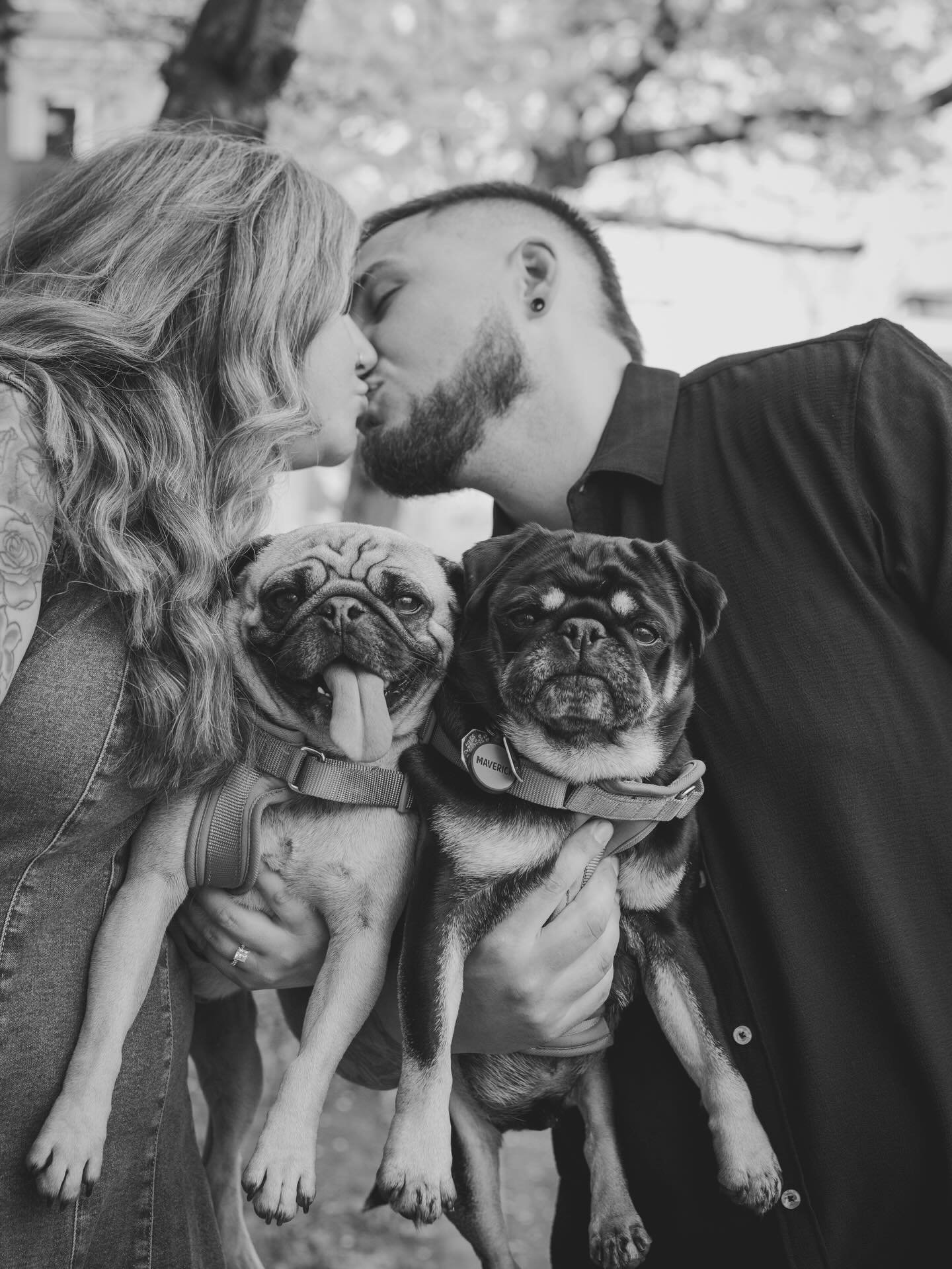 Ashley &amp; Tim had a cherry blossom shoot booked and Tim was like I think I&rsquo;m going to propose at it. I was so excited. Ashley started to be suspicious so Tim switched plan up and proposed to her after they went to a concert at the casino ins