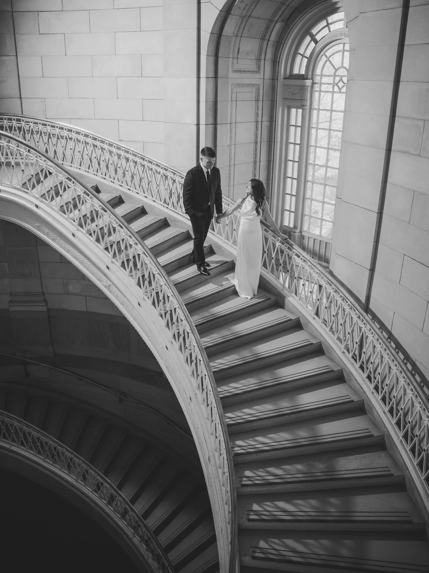 Obsessed w these two. Kiersten and Adam wanted Hartford City Hall for their engagement shoot and it&rsquo;s always such a good spot for photos. Kiersten looked so gorgeous and I loved hanging with these two. They were down for whatever I wanted and w