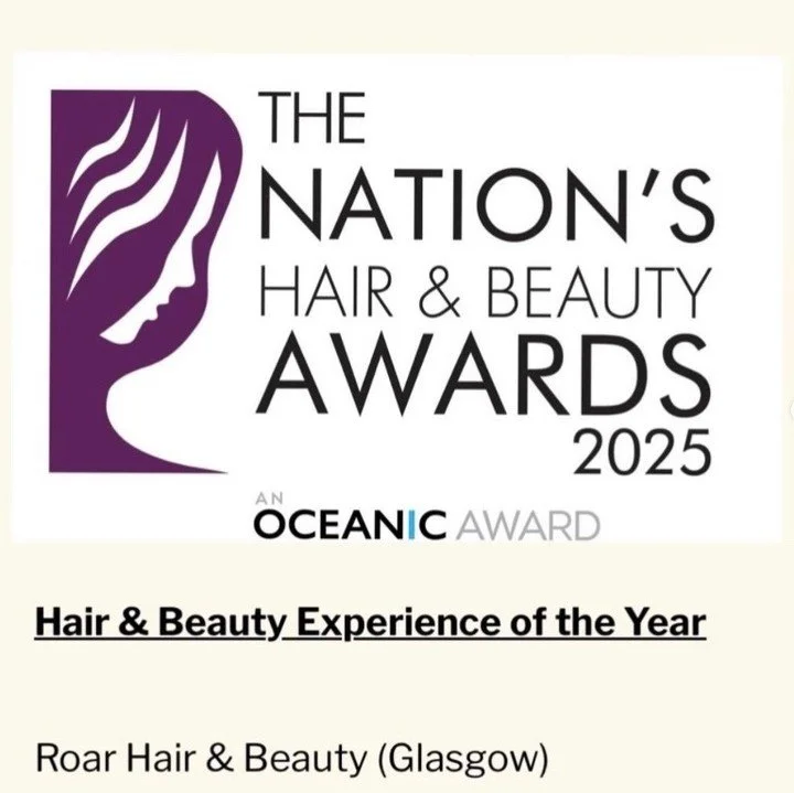 What a night for the ROAR Pride! 🦁✨

We are beyond thrilled to be named Winners of Best Experience in the UK at the Nation's Hair &amp; Beauty Awards and to celebrate our very own Nicole taking home Employee of the Year at the Scottish Beauty Awards