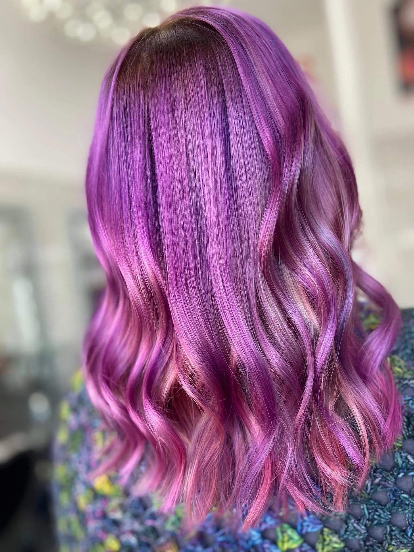Purple Magic ✨💜

A fun and vibrant transformation for this gorgeous guest! 
At ROAR we are known for our creative and beautiful colour looks - bolds and and naturals, we do it all! 

Thinking of switching things up? Head over to the link in our bio 