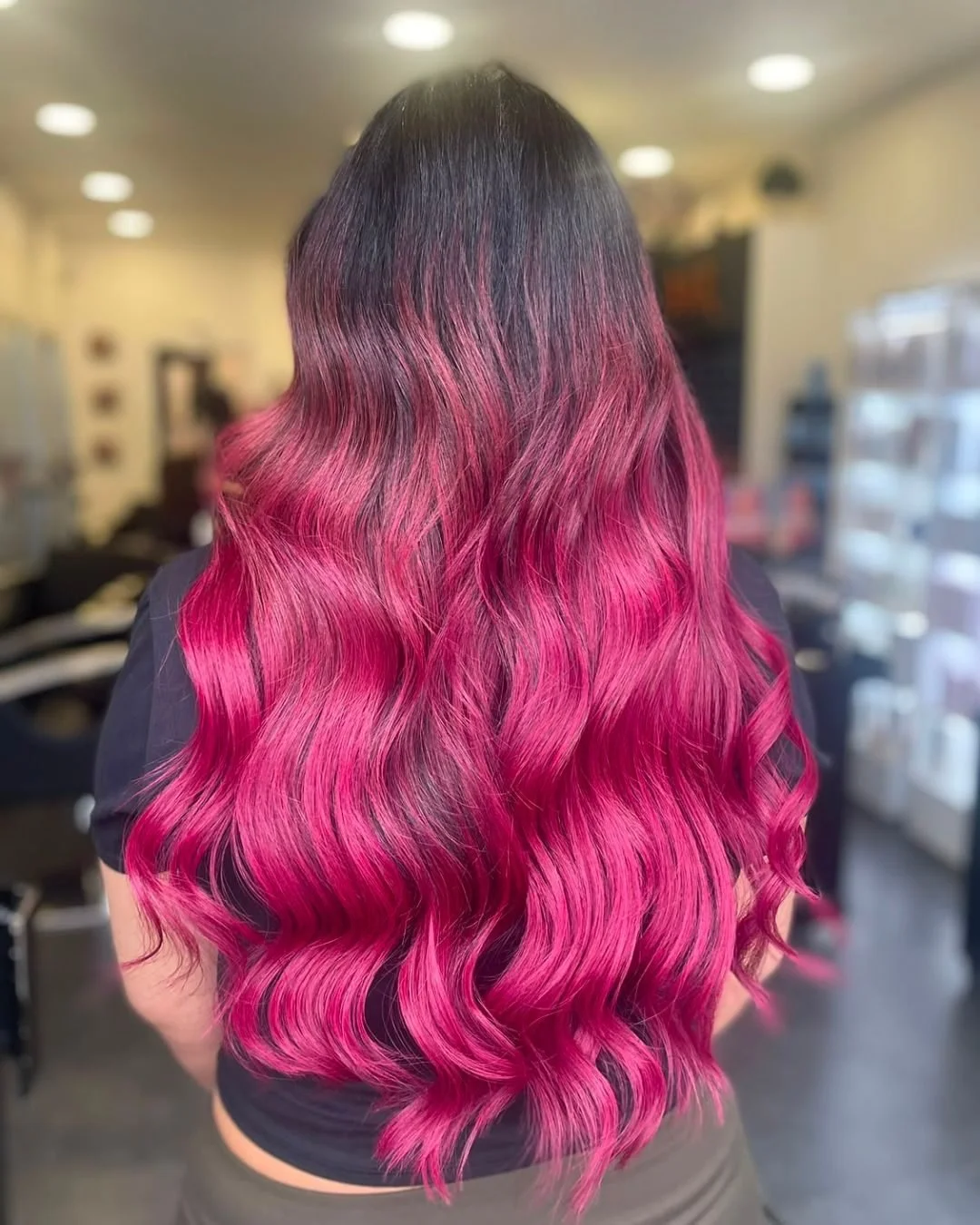 Hot Pink Refresh. 🌺💕

Nothing beats a fresh colour refresh and this magenta pink is giving us summer vibes! Bringing this vibrant shade back to life, with some gorgeous beachy waves - swipe for the before! 💖

Ready for a vibrant change? DM us or h