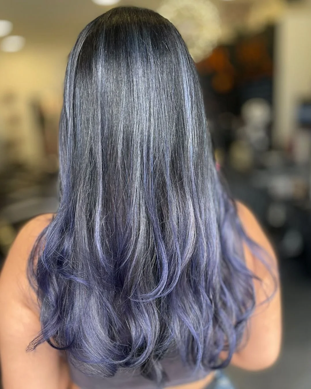 Midnight Blue Balayage. 🌙

The balayage was firstly refreshed to ensure hair stays healthy before the colour application. Finished off with some gorgeous layers, this cut shows off the colour perfectly. ✨

Looking for a refresh or thinking of trying