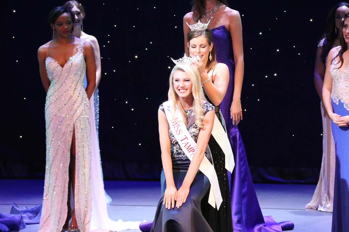 Miss Tampa 2016 crowning of Morgan Boykin