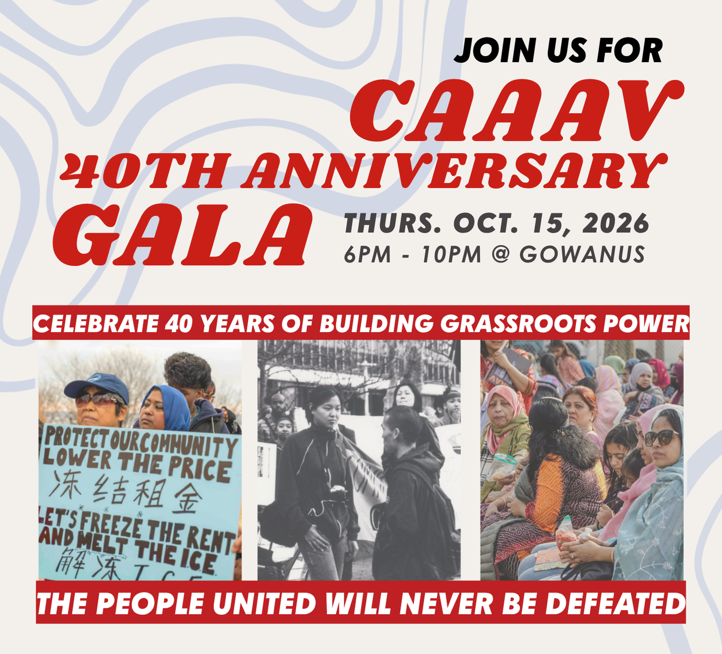 CAAAV 40th Anniversary Gala