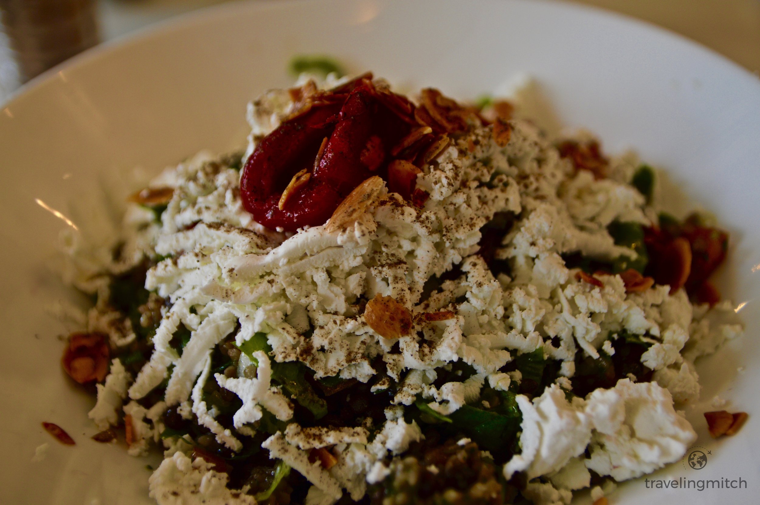 Lentil Salad @ The Streets in Central Tel Aviv, Israel 