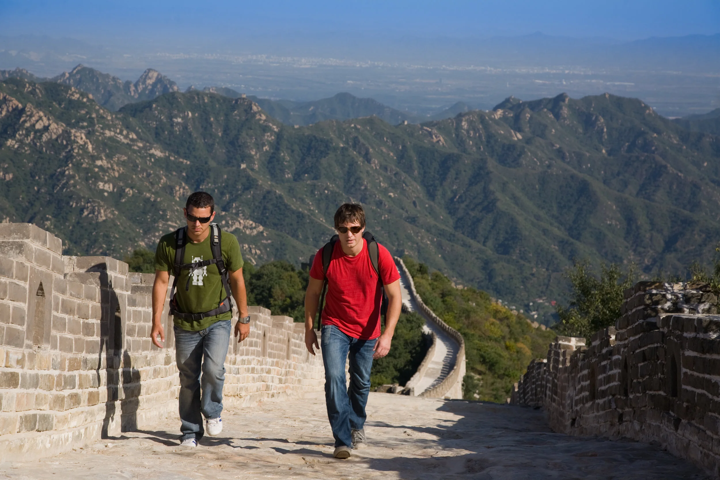 Scott Wilson and Justin Lukach - Departures - Great Wall of China