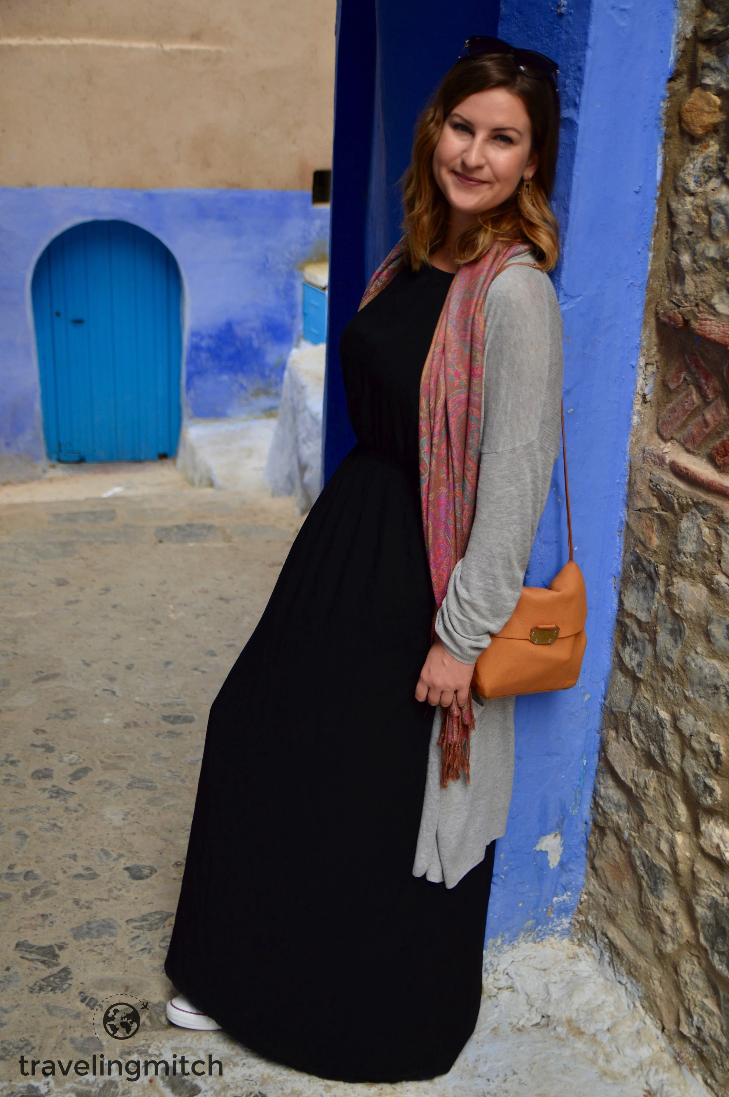 Bri in Chefchaouen, Morocco - "The Blue City"