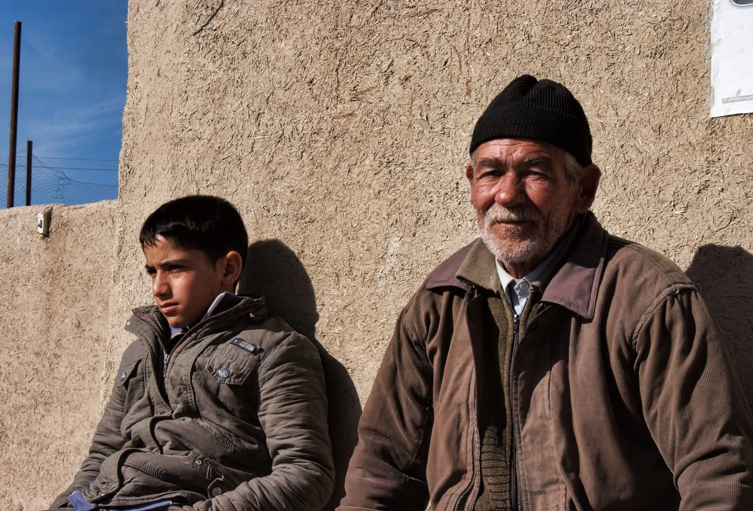 A grandfather and son Isfahan, Iran