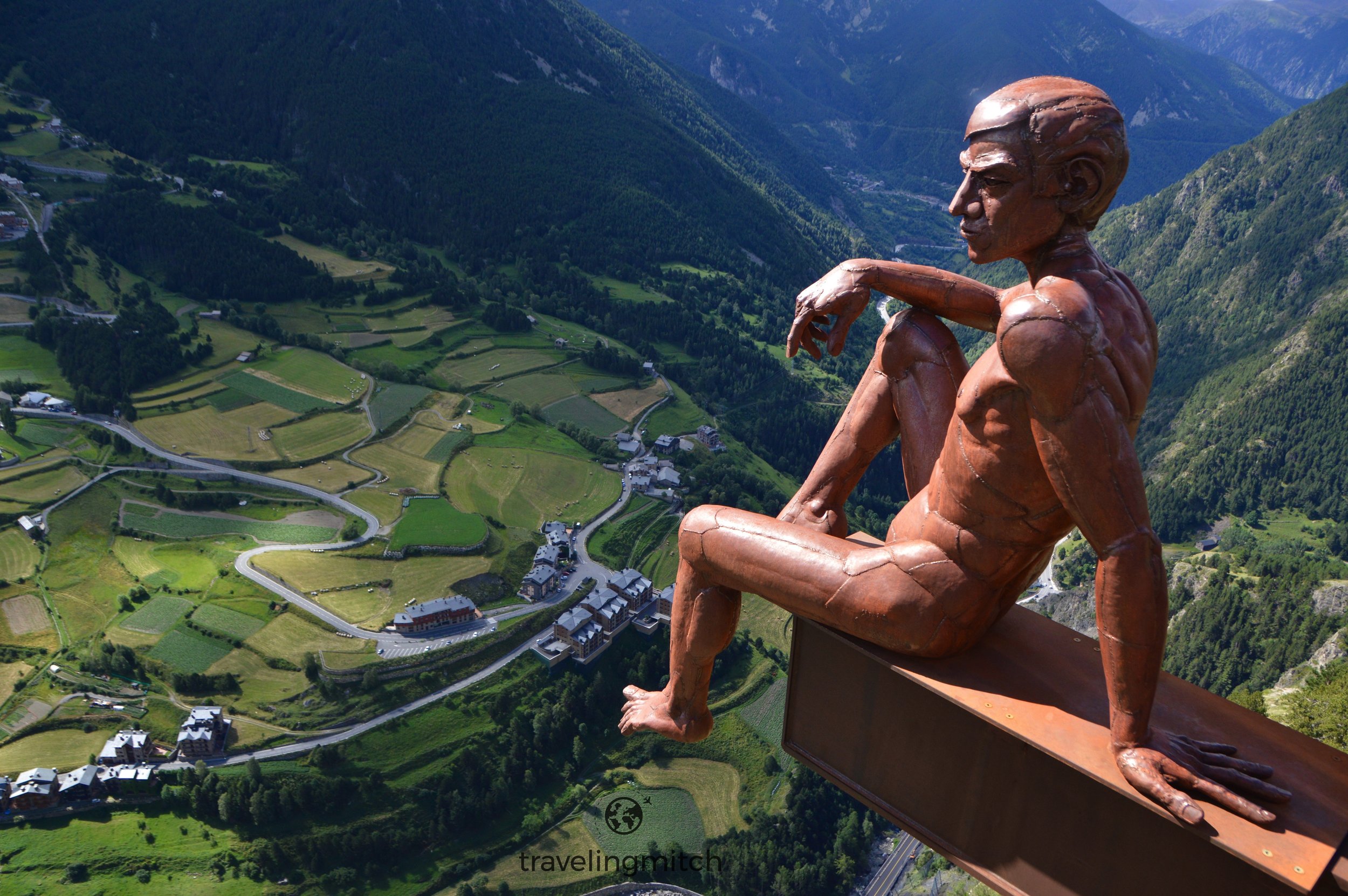 The guardian of Mirador Roc Del Quer in Andorra