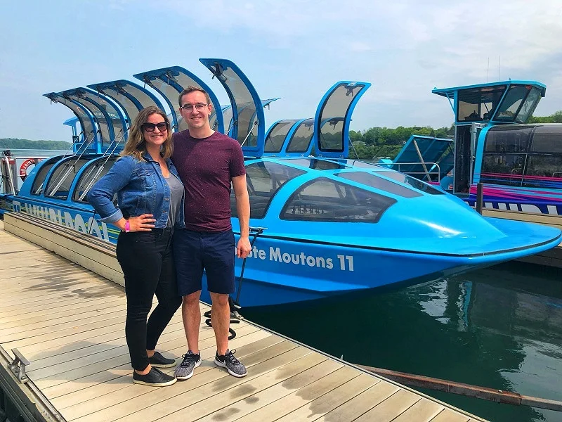 Going on a jet boat in Niagara Falls was an epic adventure in Niagara Falls!