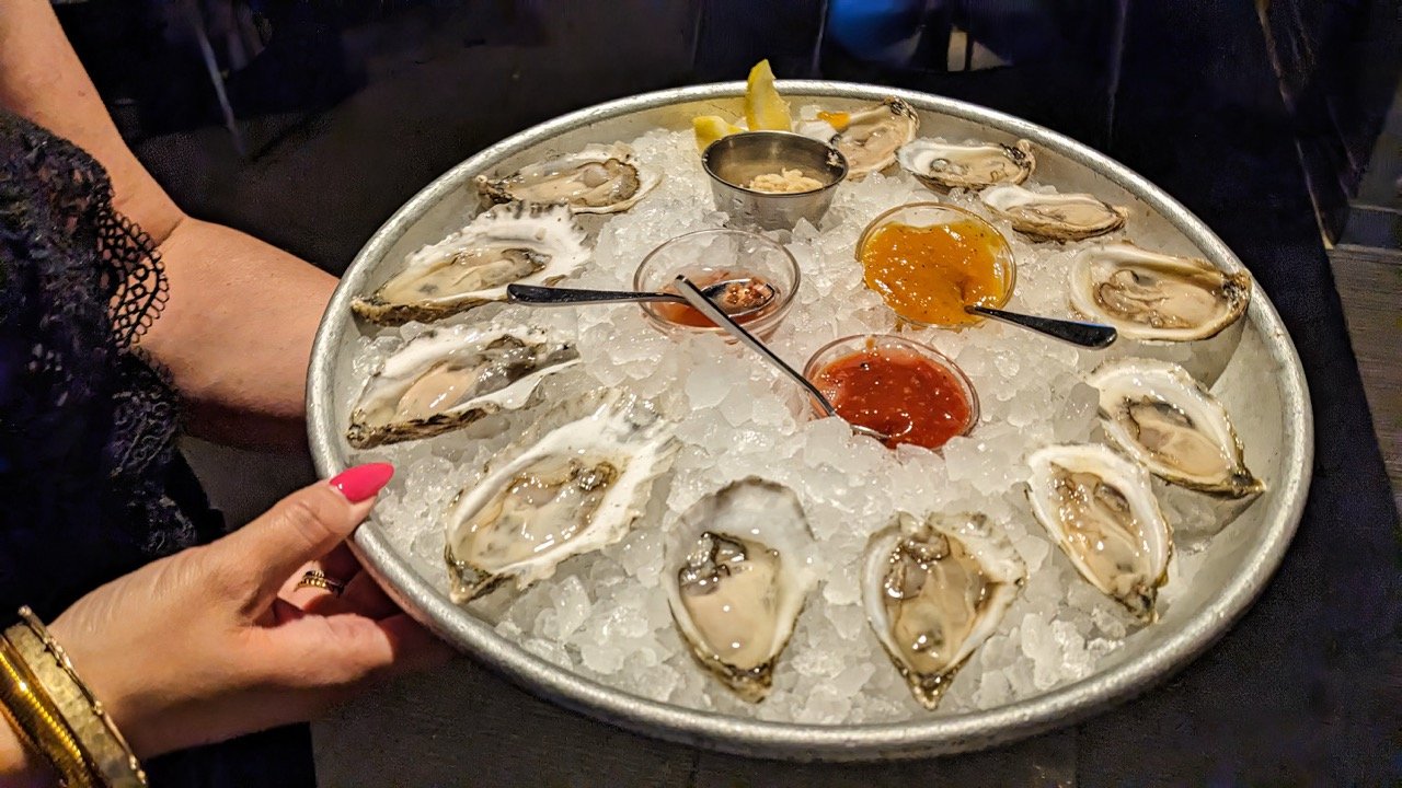 Rebelle Restaurant, east coast oyster platter. Photo by Gary Crallé PXL_20230521_005826713-topaz Large.jpeg
