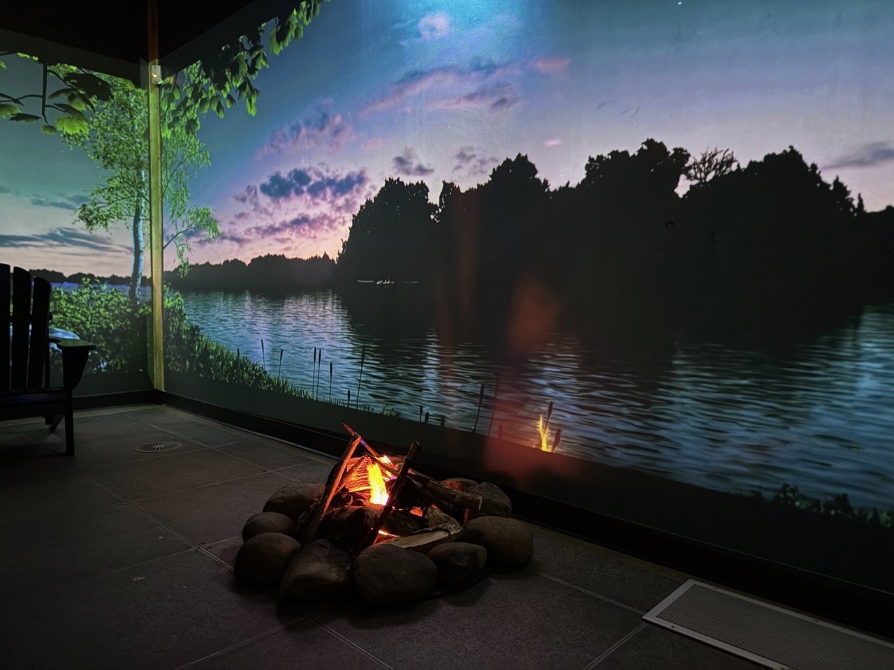 An interactive river retreat in the museum