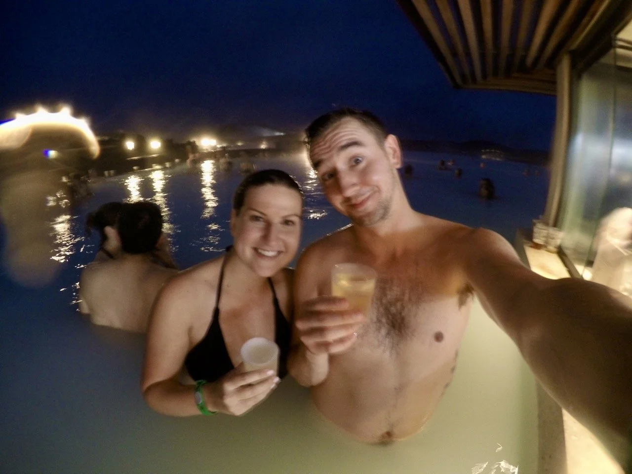 Me and Chris at the Blue Lagoon