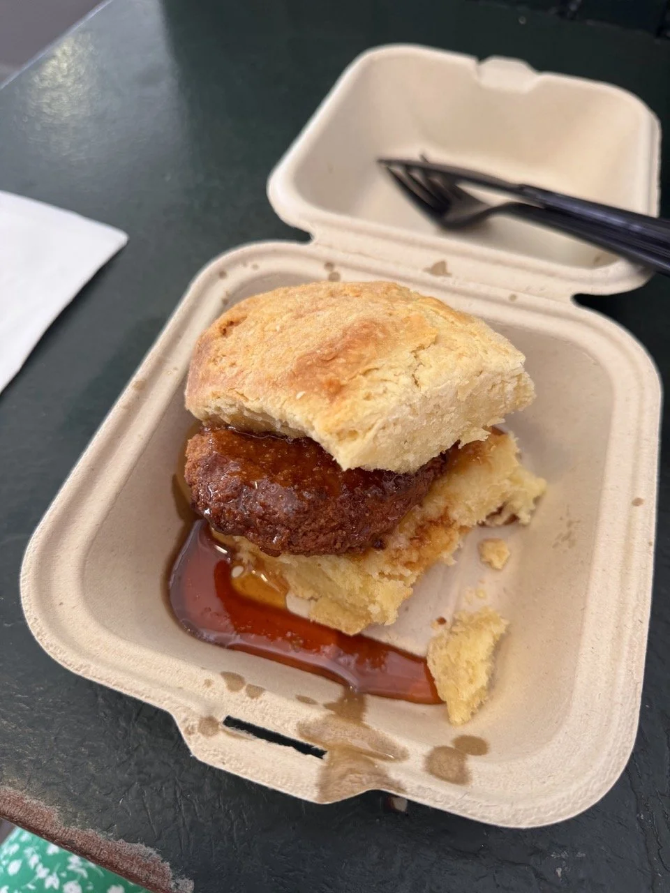 Callie's Hot Honey Chicken Biscuit