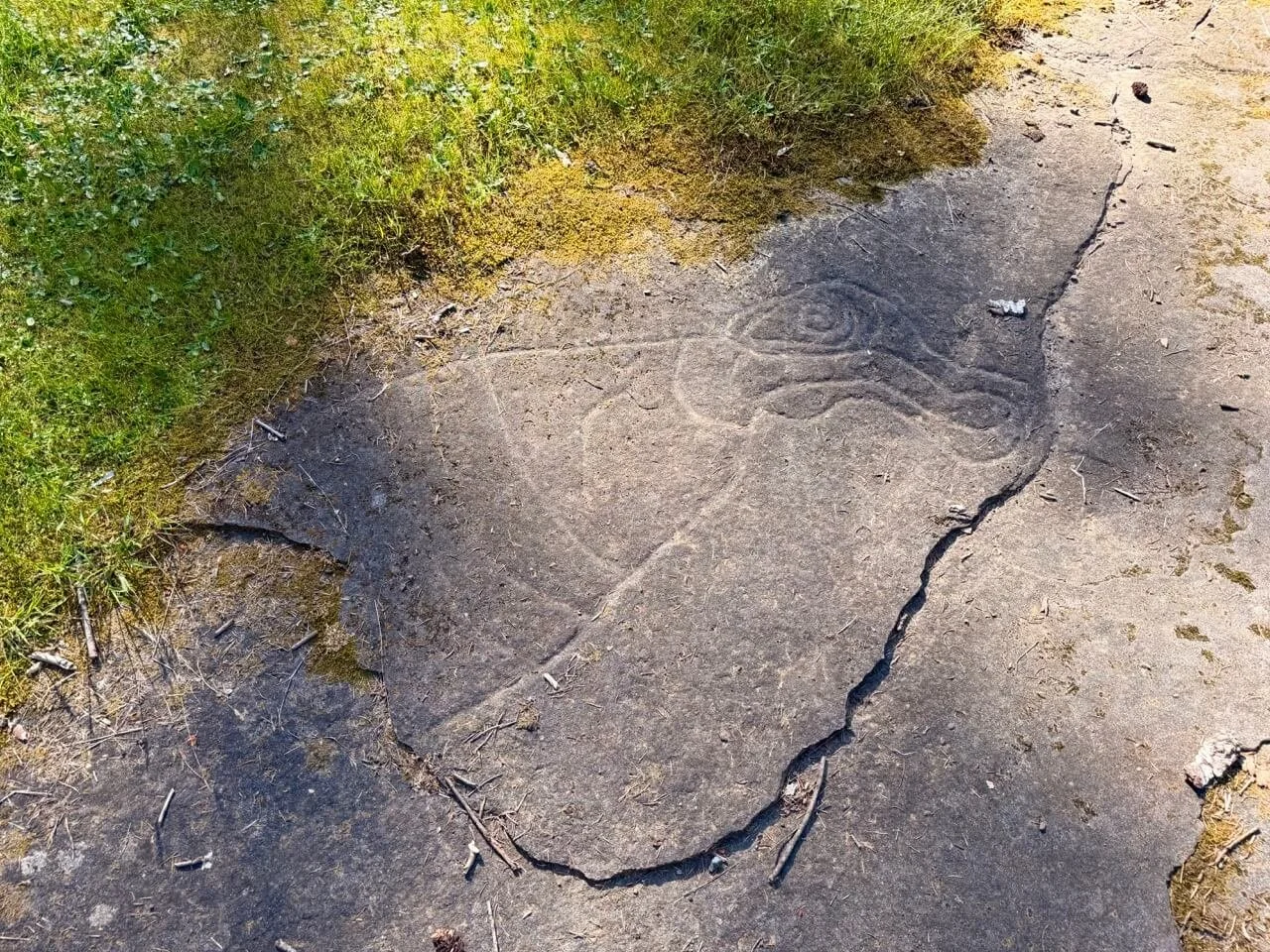 Petroglyphs on Gabriola