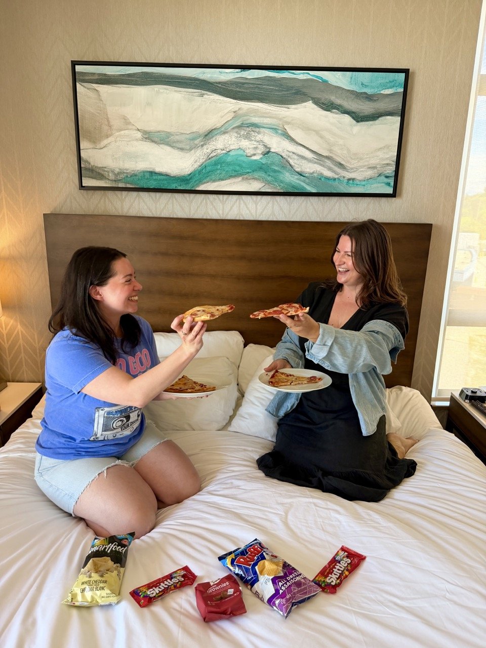 Snack bar treats in the room