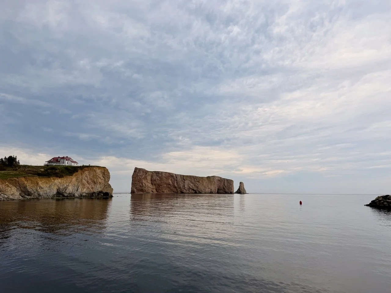 Percé Rock from the wharf