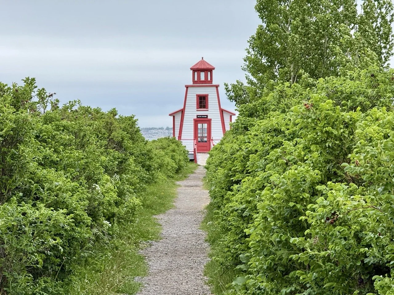 The lighthouse at Parc de l’Ancien-Quai