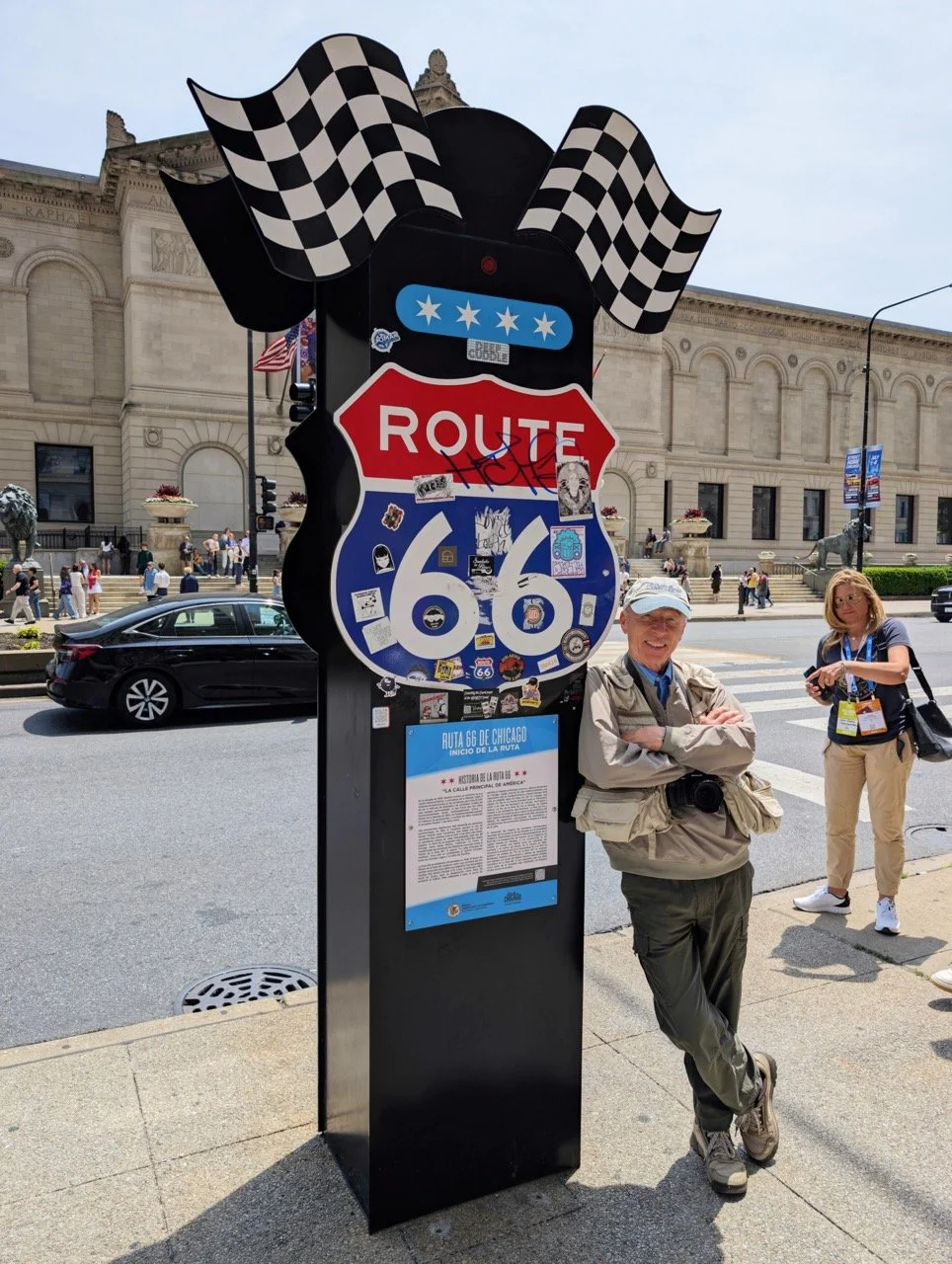 Route 66 start sign chicago