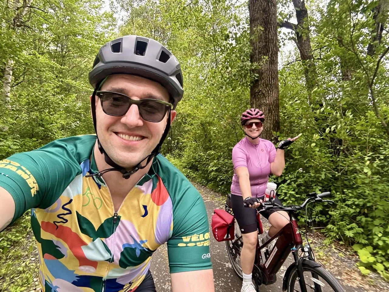 Riding the Trans Canada Trail in Québec