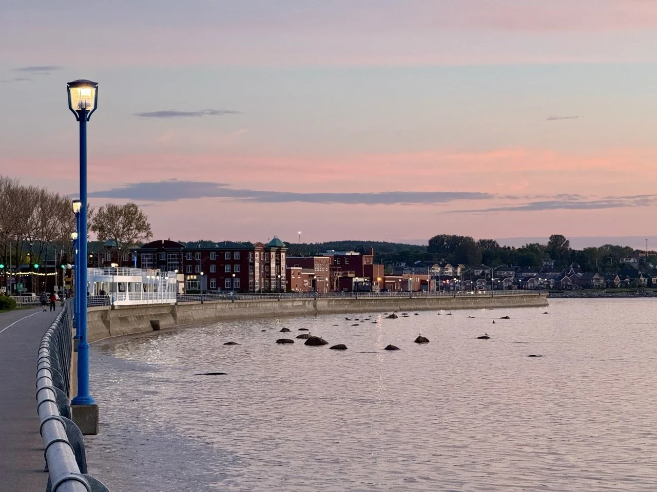 Rimouski, Quebec at sunset