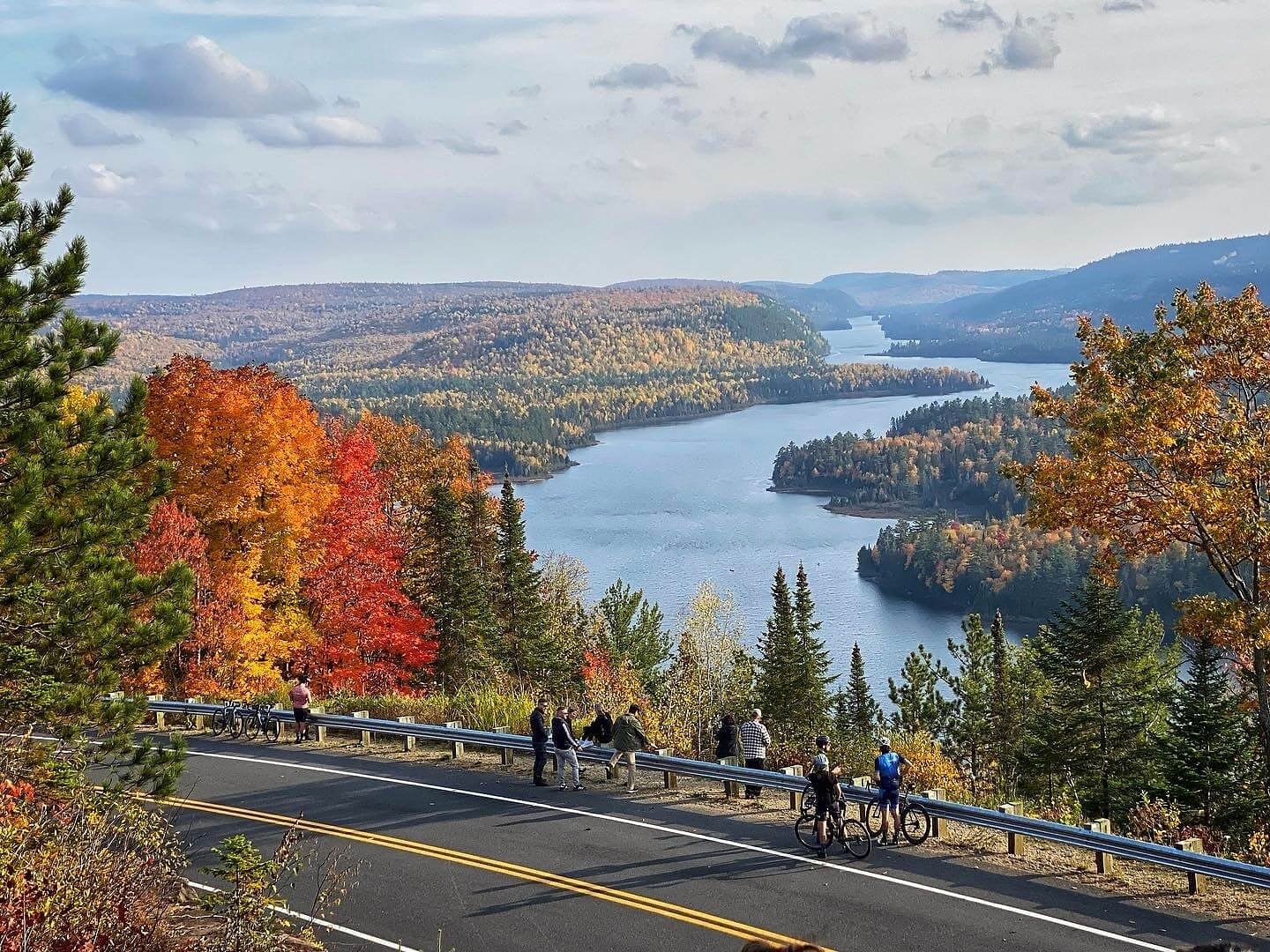 tour du parc national de la mauricie