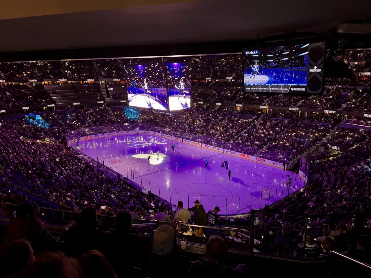 Tampa Bay Lightning game Benchmark Arena