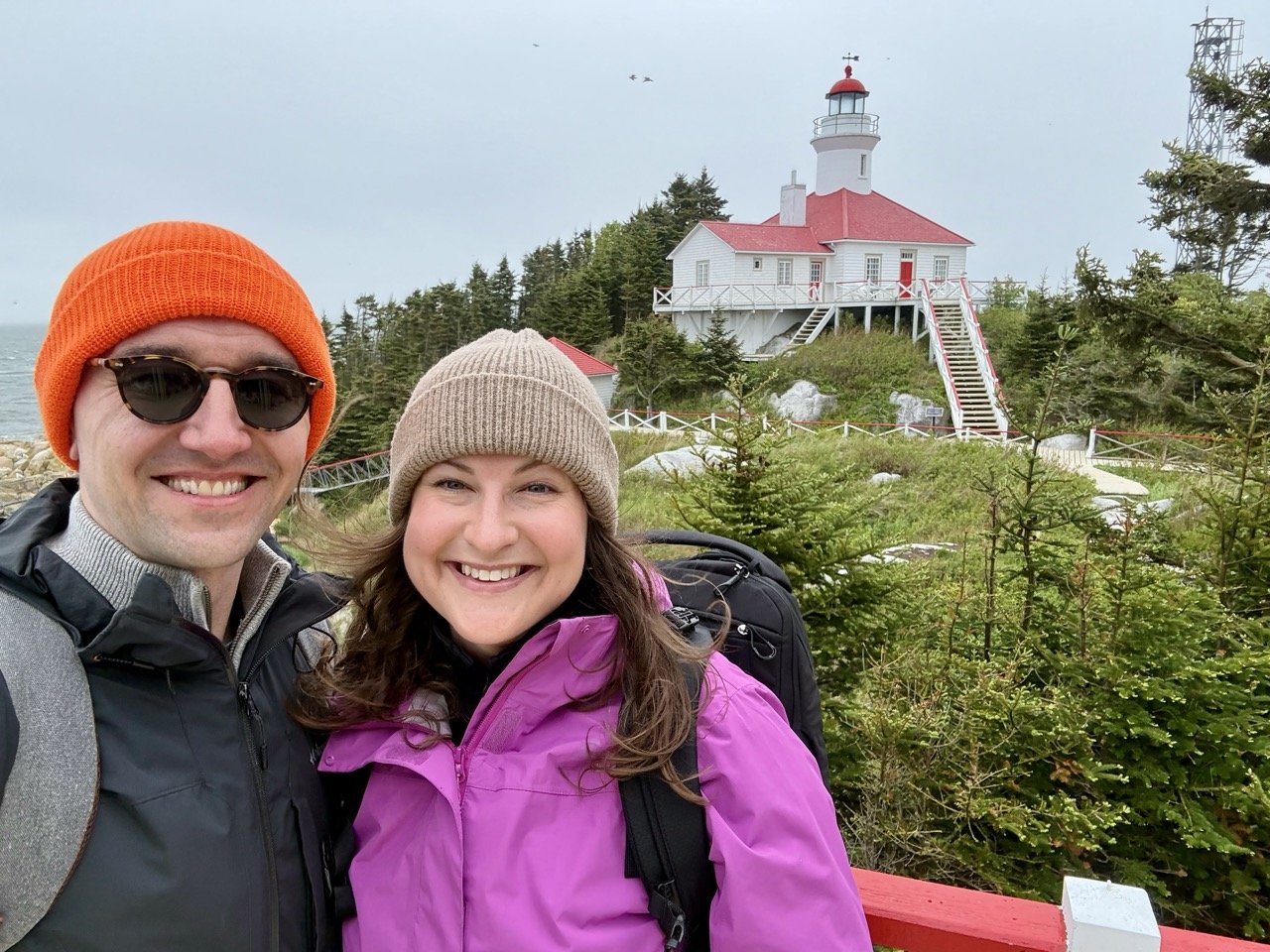 Bri and I at Pot à l'Eau-de-Vie Island