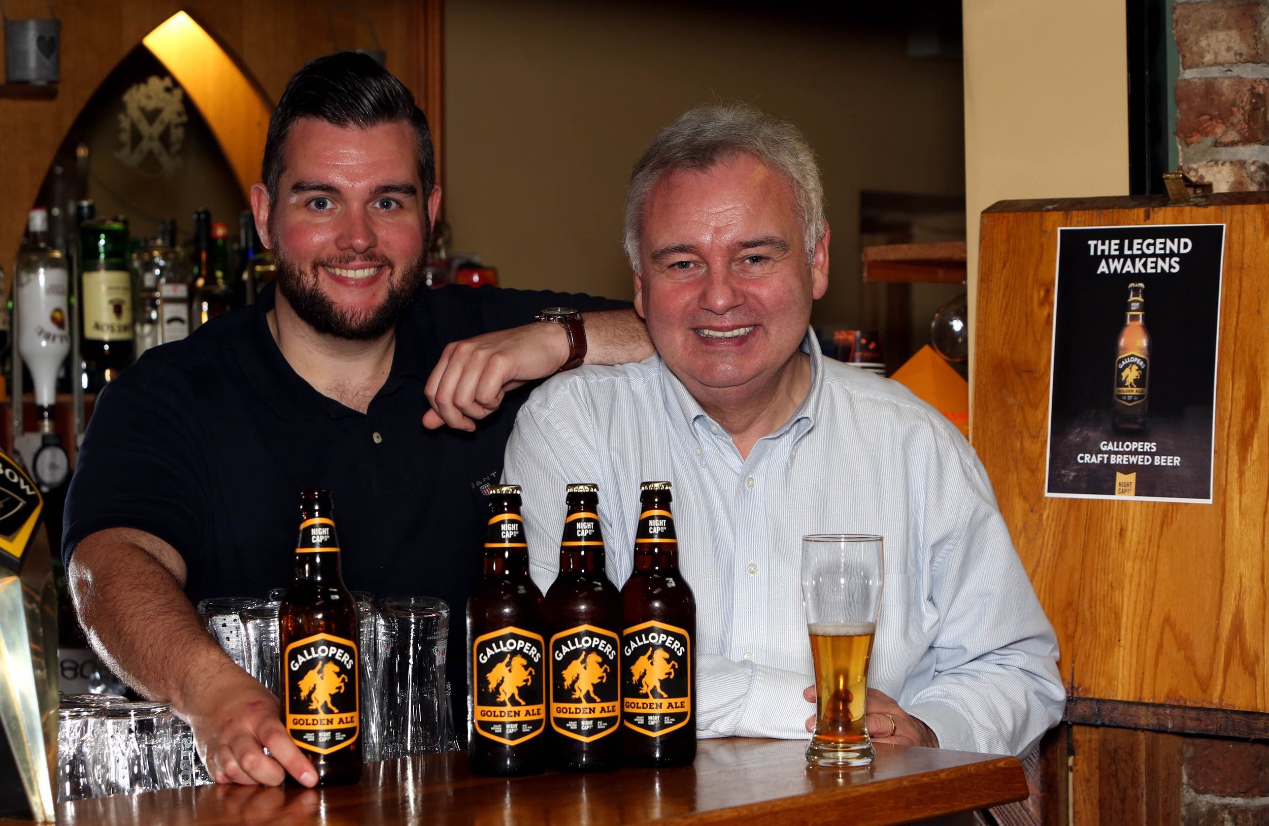 Nightcap Brewing MD Declan Holmes and his biggest supporter Eamonn Holmes.jpg