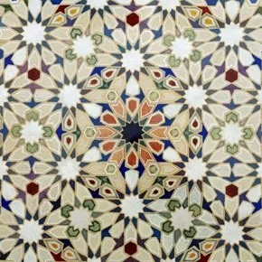 Painting geometry: colour & composition with 12-fold patterns