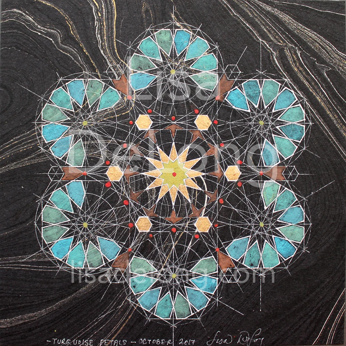 Turquoise Petals