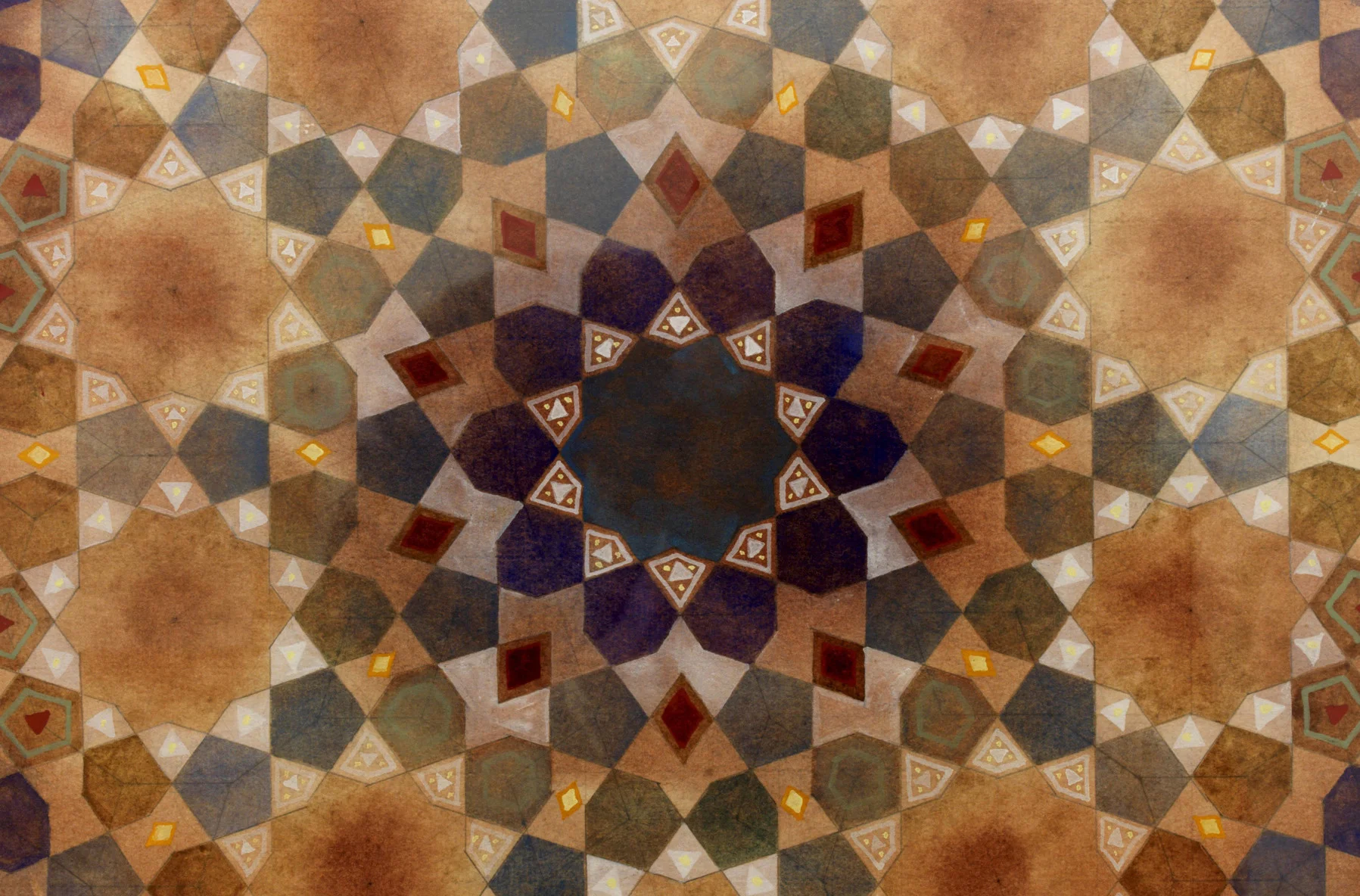 Painting Geometry: Five-fold Patterns