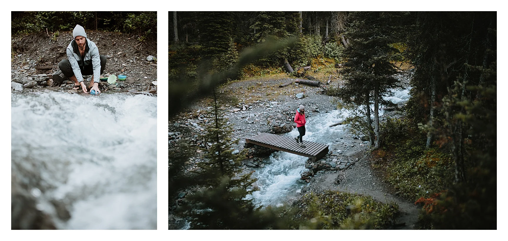 Chelsea walking across the bridge-Photo Credit: Travis Rees