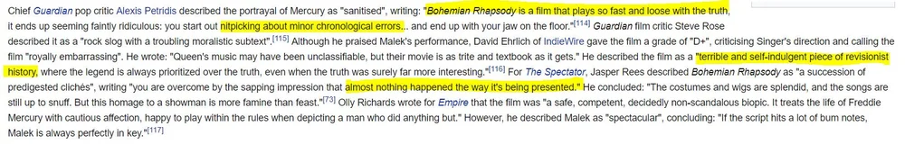 Review Bohemian Rhapsody And The Biopic Problem Kinetoscope Articles And Reviews On Movies And Tv
