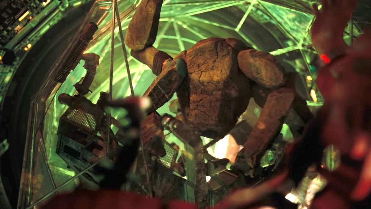 Rocky the Eridian, seen in a scene from Project Hail Mary