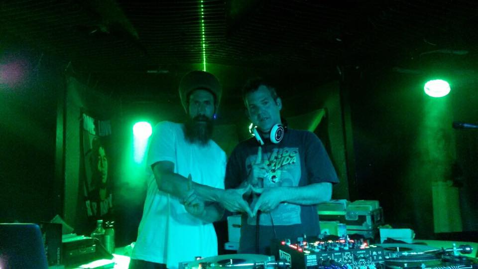 Left: DJs Jahson and Big Dog
